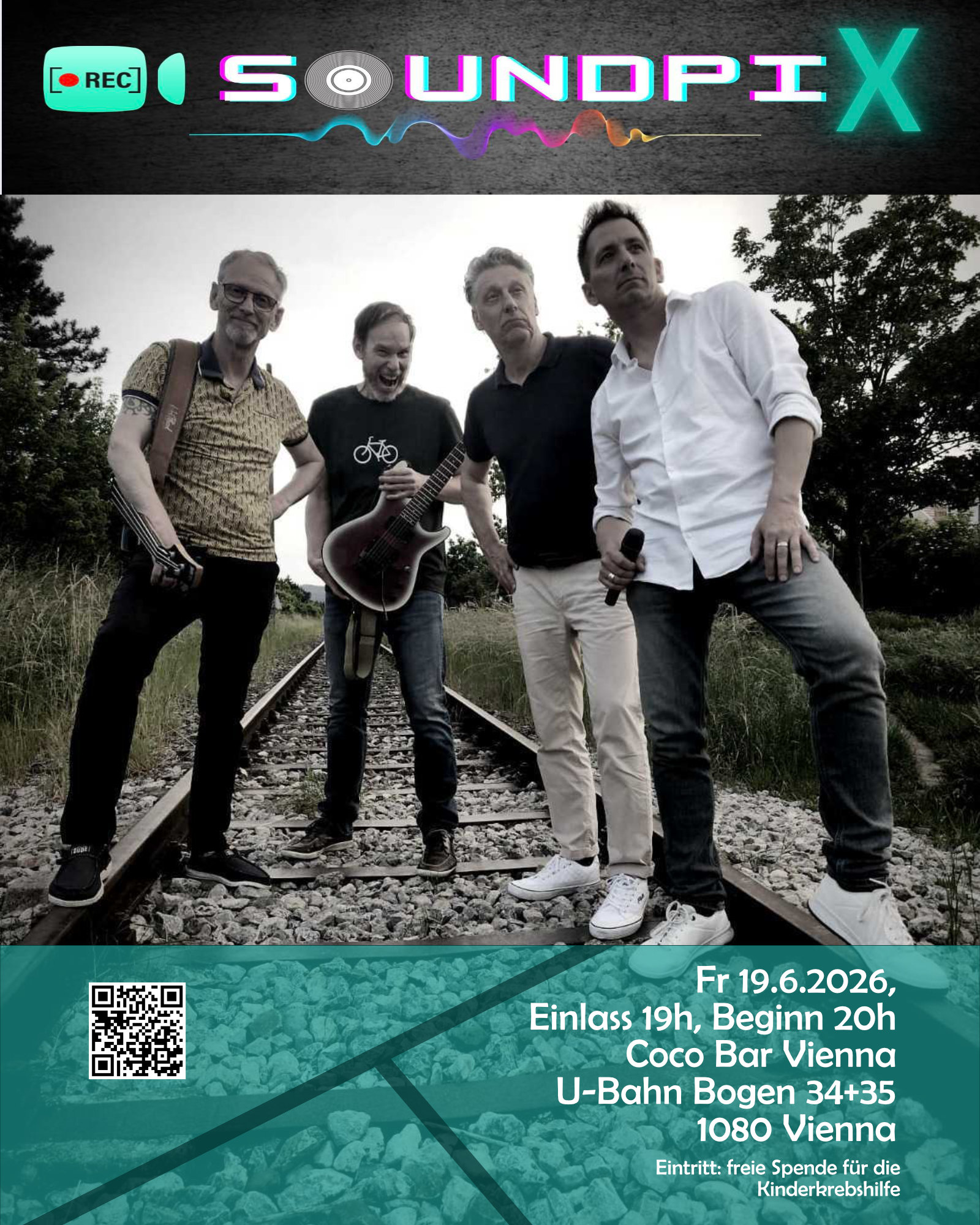 Auftritt Fr, 19.6. 20h Coco Bar, 1080 Wien